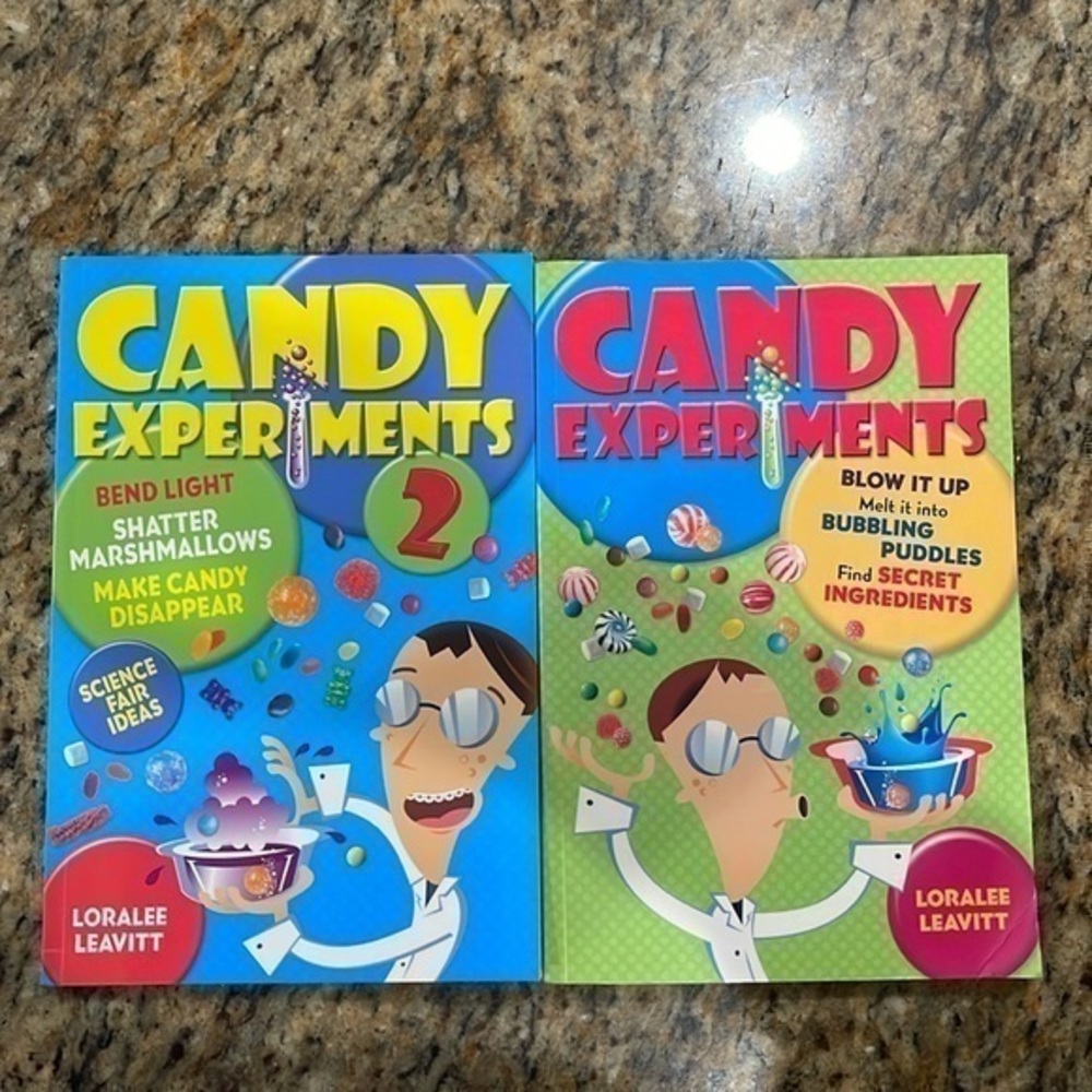 Candy Experiments, by Loralee Leavitt , 2 books set